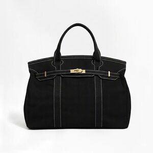 Arovya Black Boatkin Tote